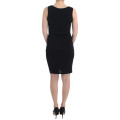 Black pencil sheath dress