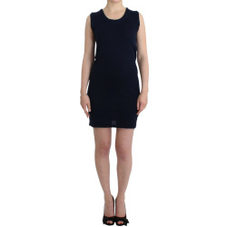 Blue cotton jersey dress