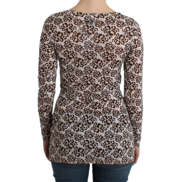 Brown longsleeved lace top
