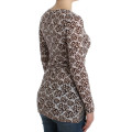 Brown longsleeved lace top