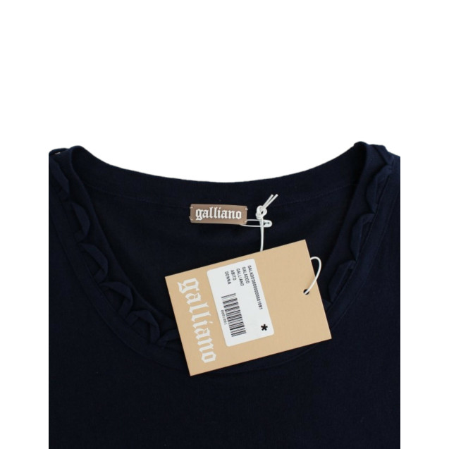 Blue cotton jersey dress