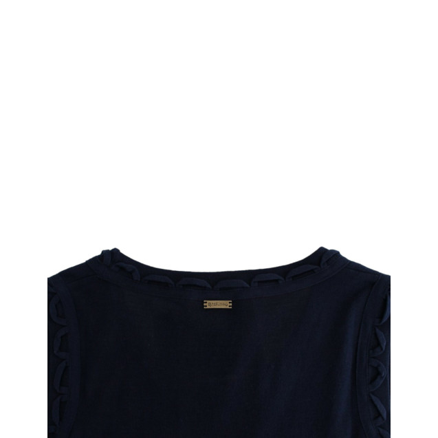 Blue cotton jersey dress