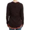 Brown crewneck sweater