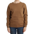 Brown Crewneck Cotton Sweater