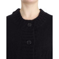 Elegant Cropped Mohair Blend Cardigan
