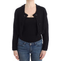 Elegant Cropped Mohair Blend Cardigan