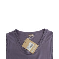 Purple cotton jersey dress