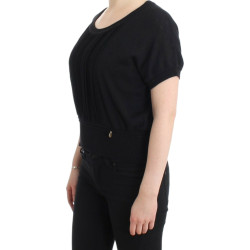 Black short sleeved jumper