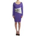 Purple longsleeved dress