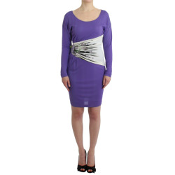 Purple longsleeved dress