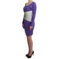 Purple longsleeved dress