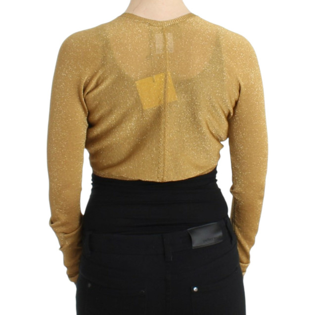 Gold embellished gold shrug