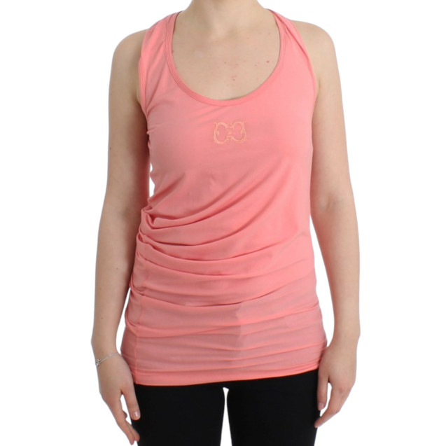 Pink cotton tank top
