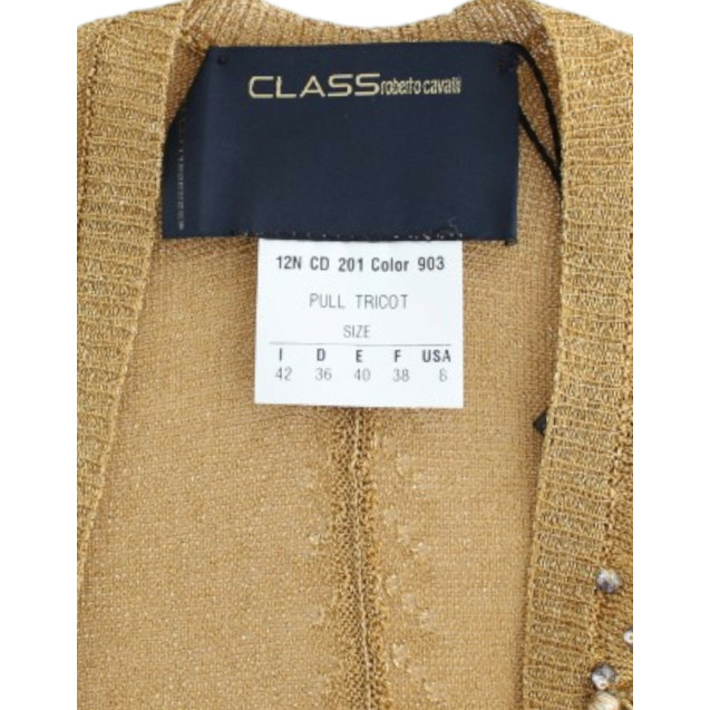 Gold embellished gold shrug