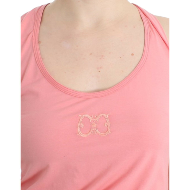 Pink cotton tank top