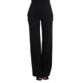 Elegant Wide Leg Black Trousers