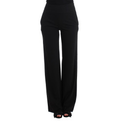 Elegant Wide Leg Black Trousers