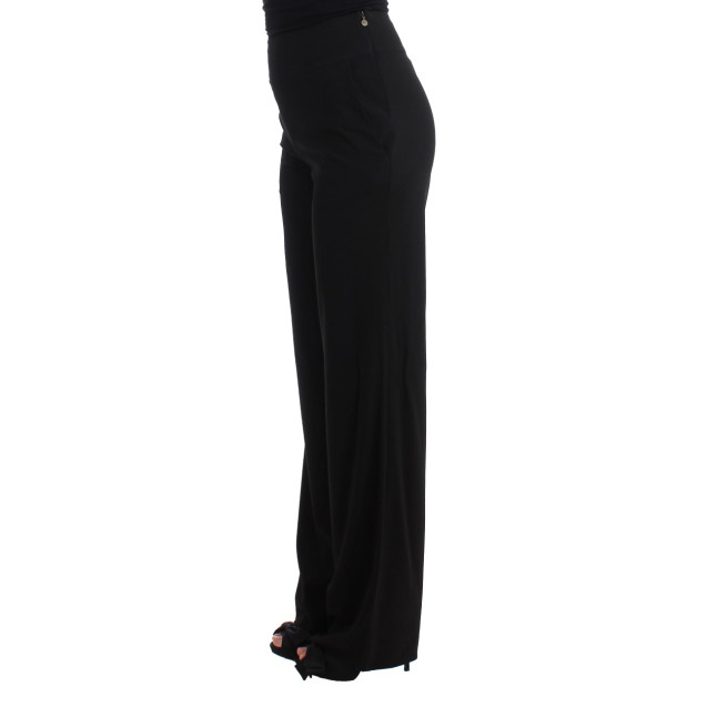 Elegant Wide Leg Black Trousers
