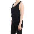 Elegant Black Tank Top with Logo Detail