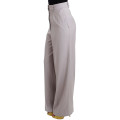 Gray high waist pants
