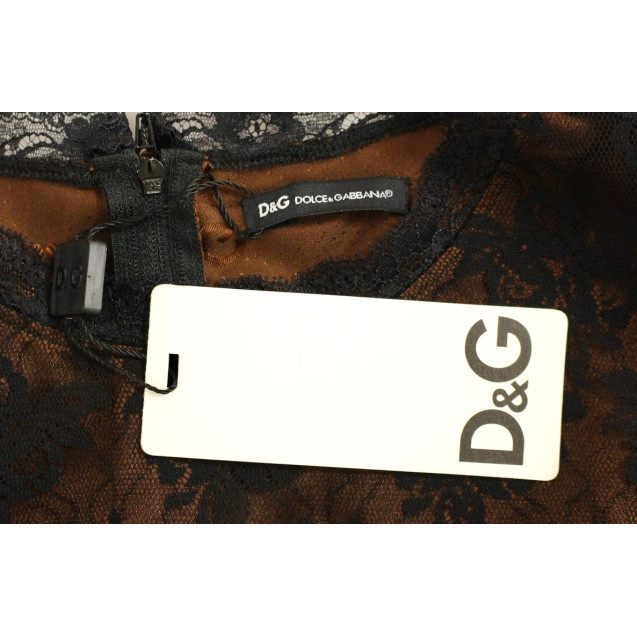 Elegant Floral Lace Shift Mini Dress