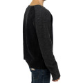 Gray wool crewneck sweater