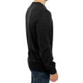 Gray crewneck pullover sweater