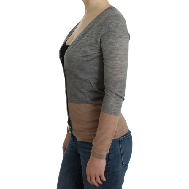 Gray lightweight cardigan