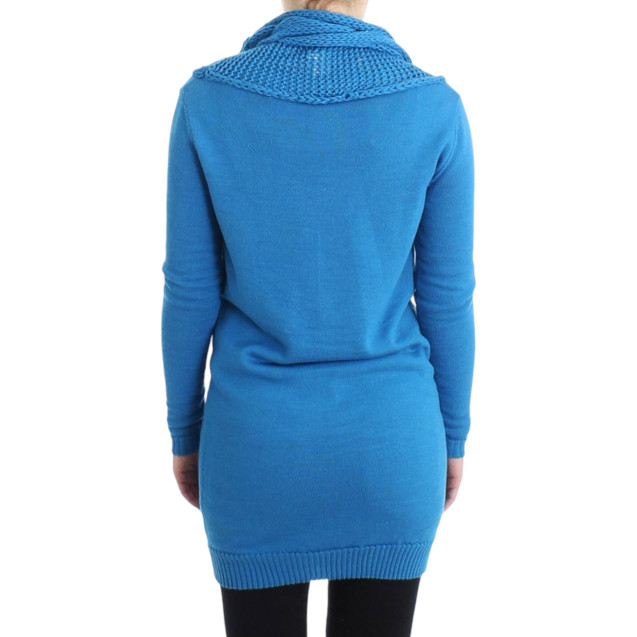 Blue scoopneck sweater