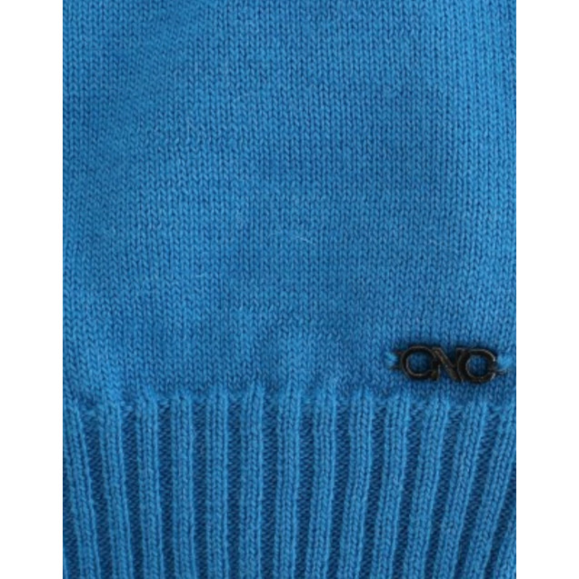 Blue scoopneck sweater