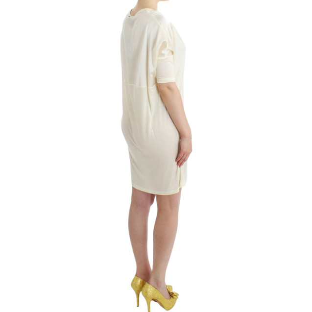 White modal tube dress