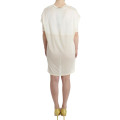 White modal tube dress