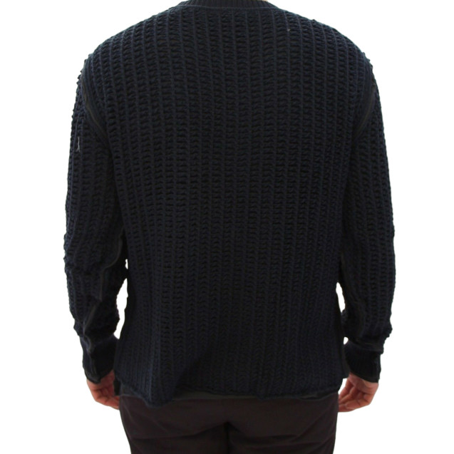 Blue Runway Netz Pullover Netted Sweater