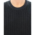 Blue Runway Netz Pullover Netted Sweater