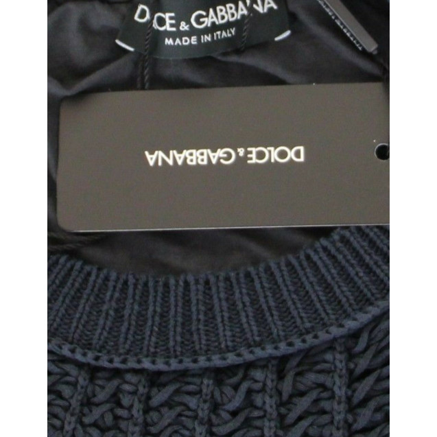 Blue Runway Netz Pullover Netted Sweater